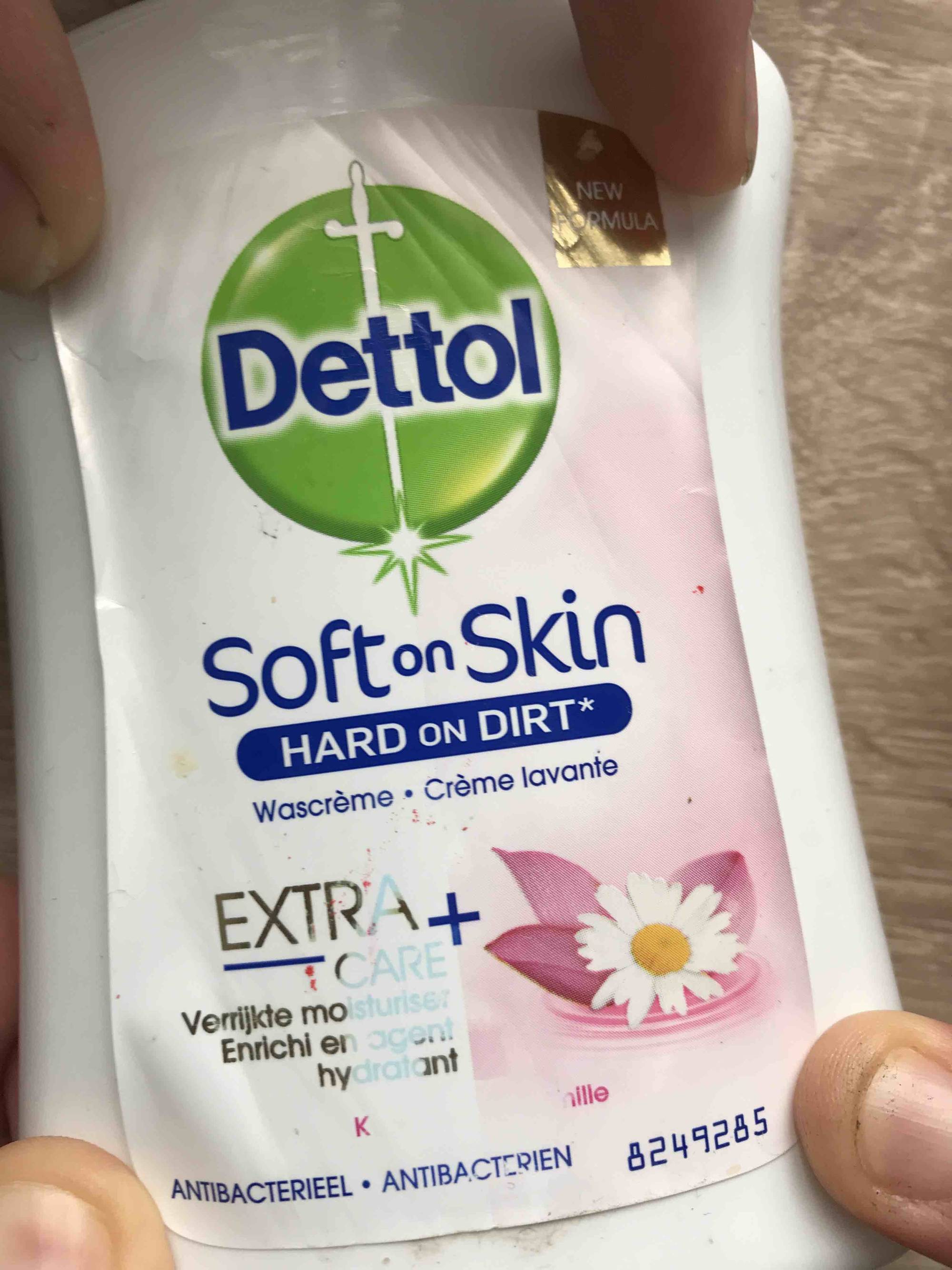 DETTOL - Soft on skin hard on dirt - Crème lavante extra care+