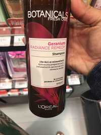 L'ORÉAL PARIS - Geranium radiance remedy - Shampoo