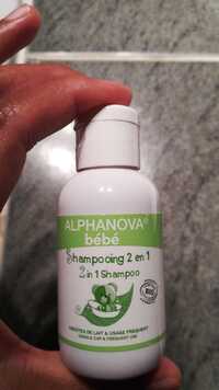 ALPHANOVA - Bébé - Shampooing 2 en 1