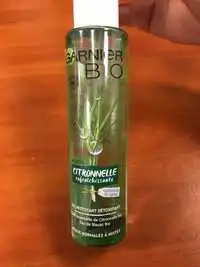 GARNIER - Bio Citronnelle rafraîchissante - Gel nettoyant détoxifiant