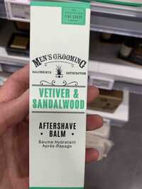 MEN'S GROOMING - Vetiver & sandalwood - Baume hydratant après-rasage
