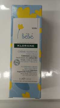 KLORANE - Bébé - Soin crème nutritive