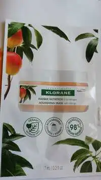 KLORANE - Masque nutrition à la mangue