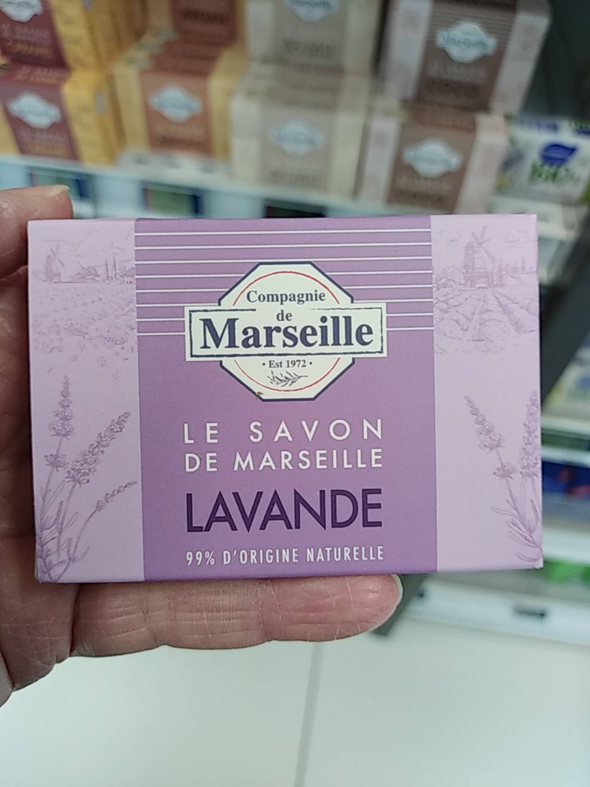 COMPAGNIE DE MARSEILLE - Lavande - Le savon de Marseille 