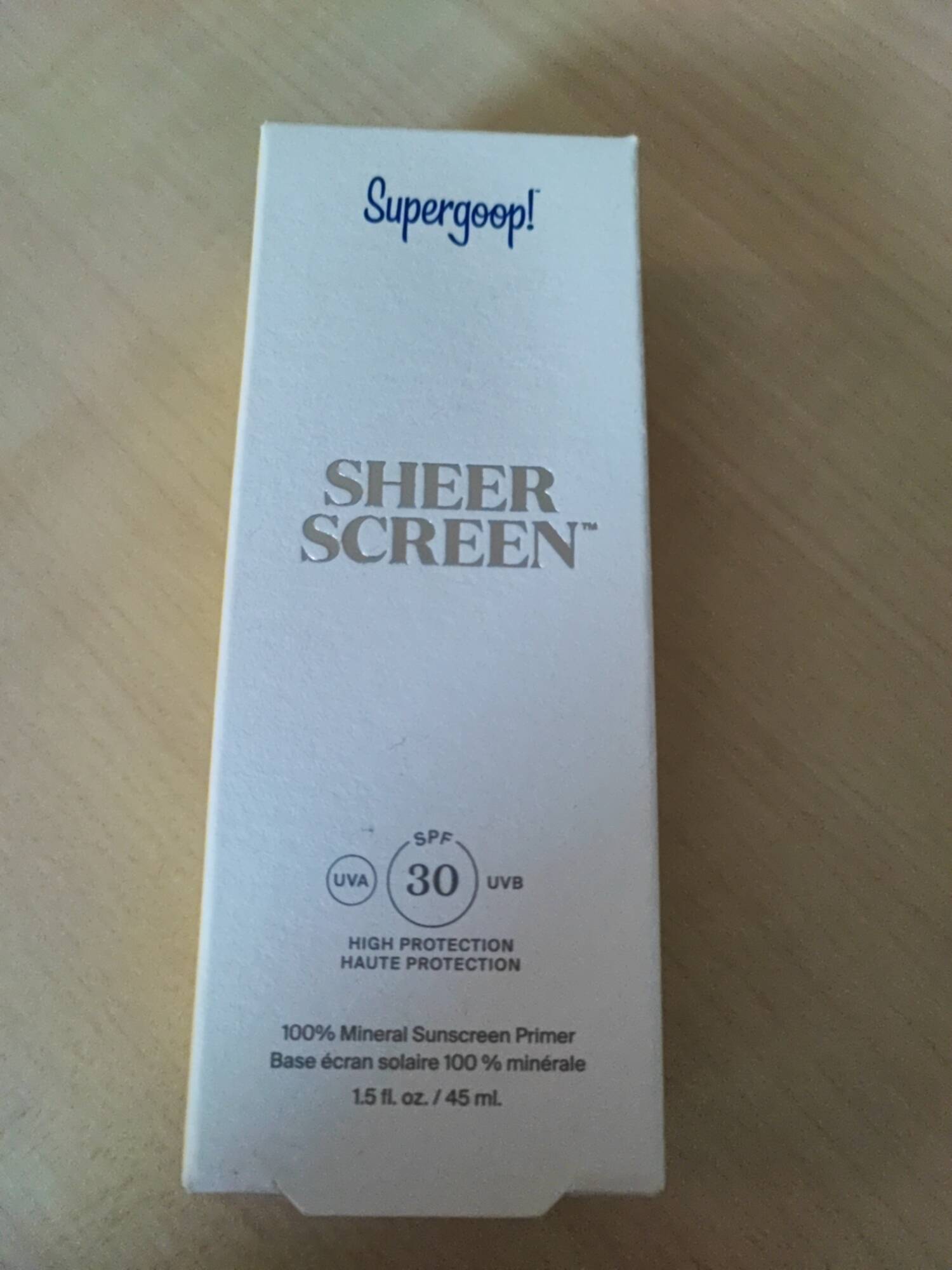 SUPERGOOP! - Sheer screen SPF 30