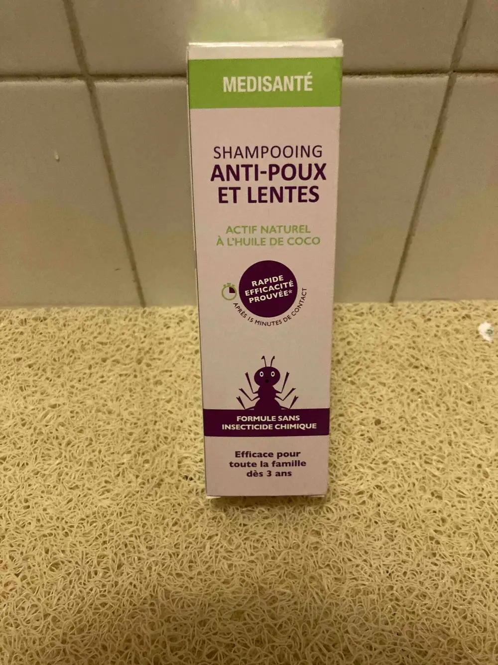MEDISANTÉ - Shampooing anti-poux et lentes