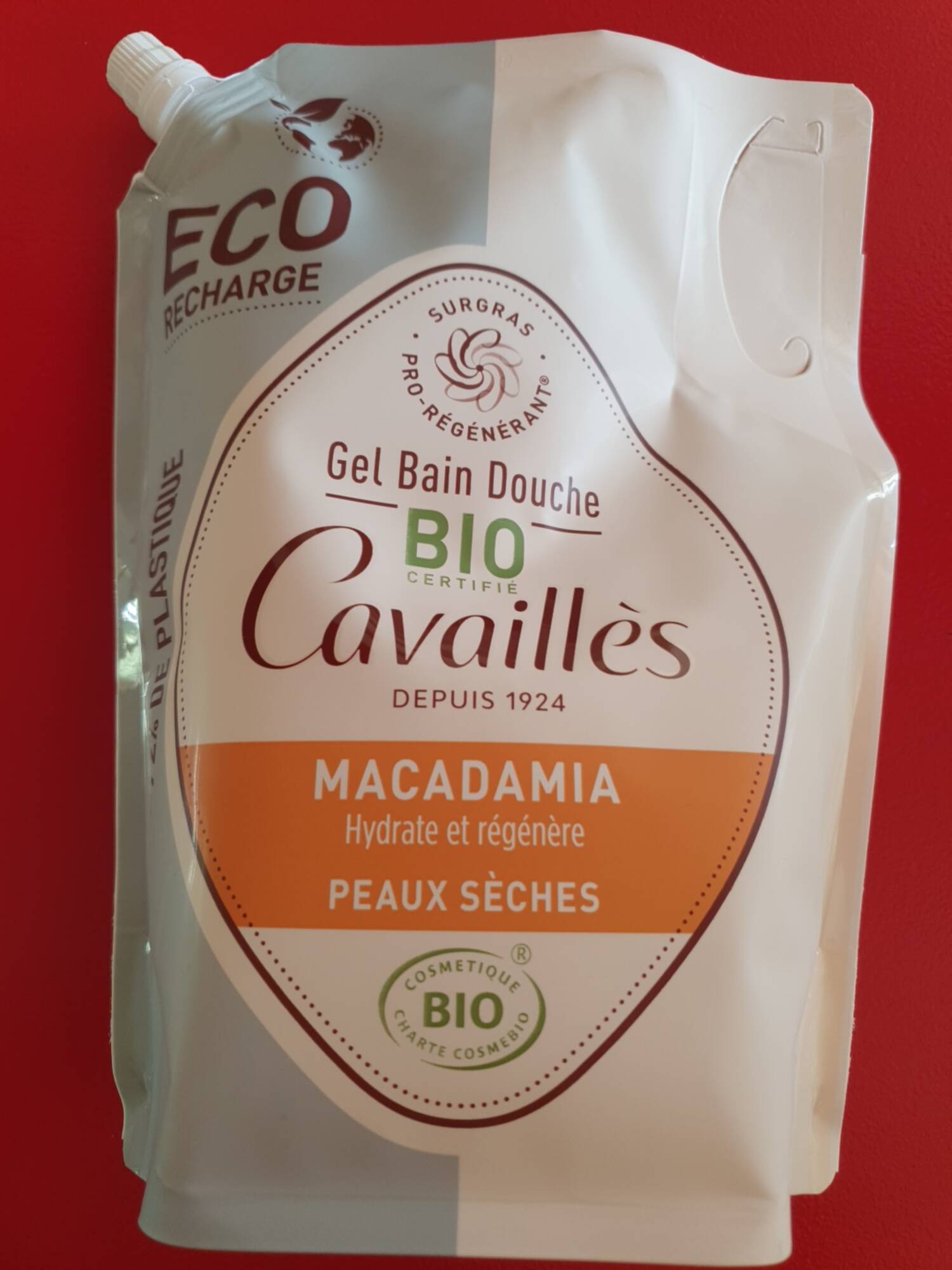 CAVAILLES - Macadamia - Gel bain douche bio