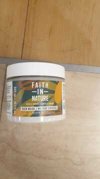 FAITH IN NATURE - Karité & argan - Masque cheveux nourrissant