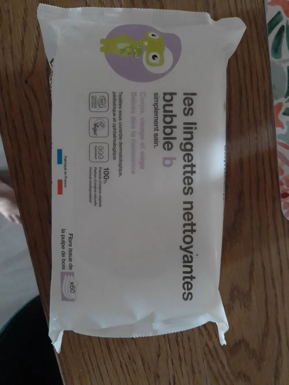 BUBBLE B - Lingettes nettoyantes bébés dès la naissance