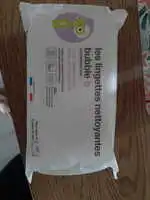 BUBBLE B - Lingettes nettoyantes bébés dès la naissance