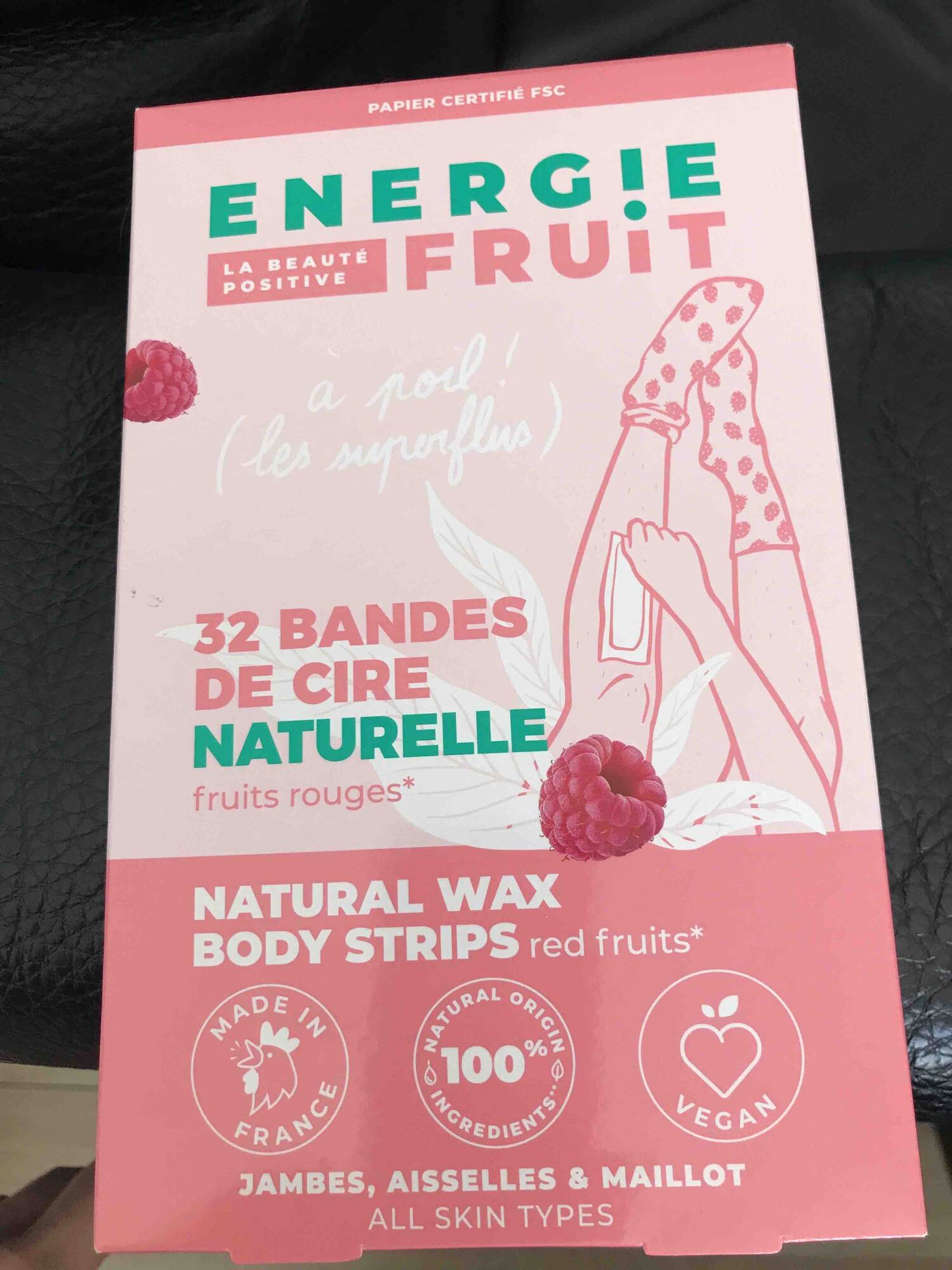 ENERGIE FRUIT - natural wax body strips
