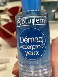 EVOLUDERM - Démaquillant warterproof yeux 