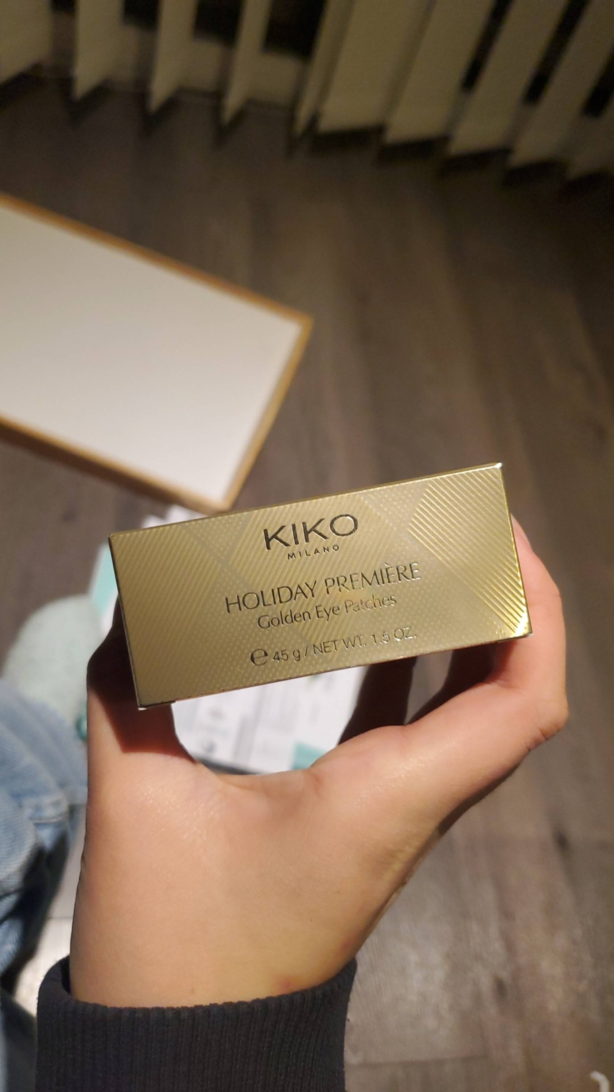 KIKO - Holiday première - Golden eye patches