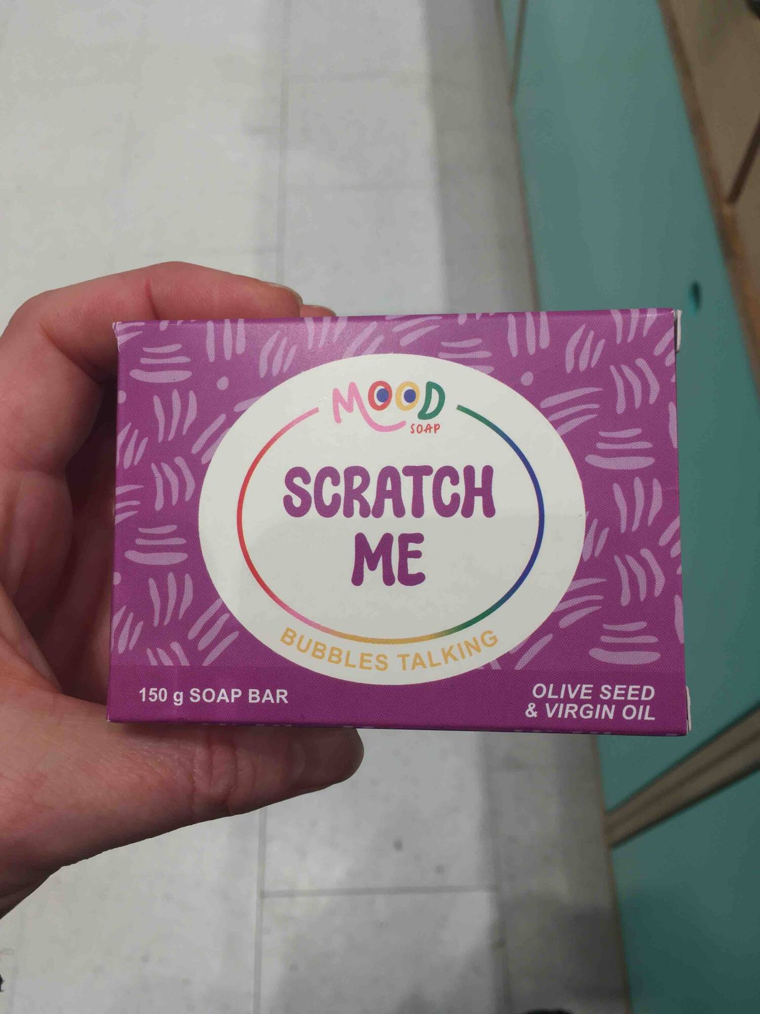 MOOD SOAP - Scratch me - Soap bar olive seed & virgin oil