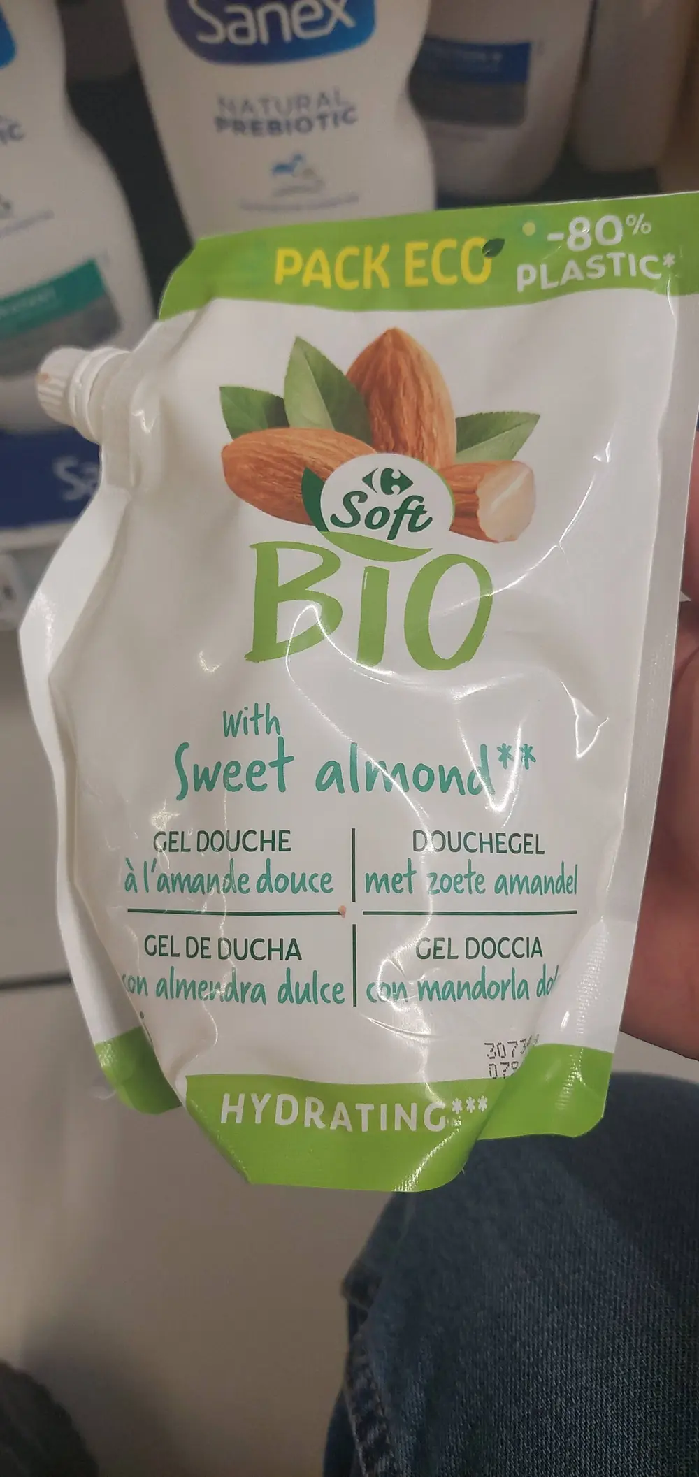 CARREFOUR - Gel douche à l'amande douce