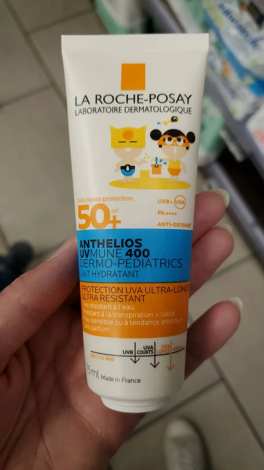 LA ROCHE-POSAY - Anthelios dermo pediatrics lait hydratant