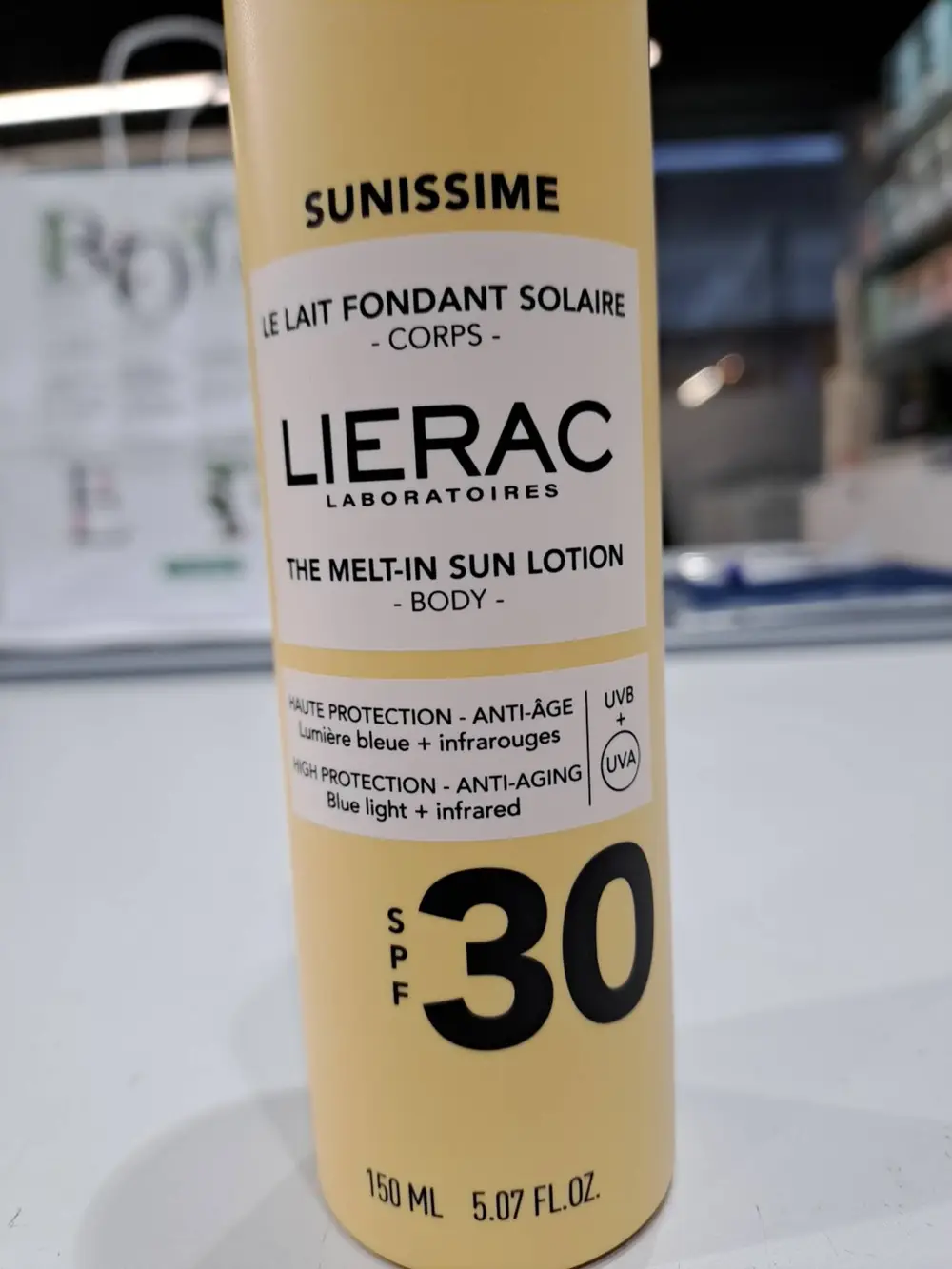 LIÉRAC - Sunissime - Lait fondant solaire corps spf 30