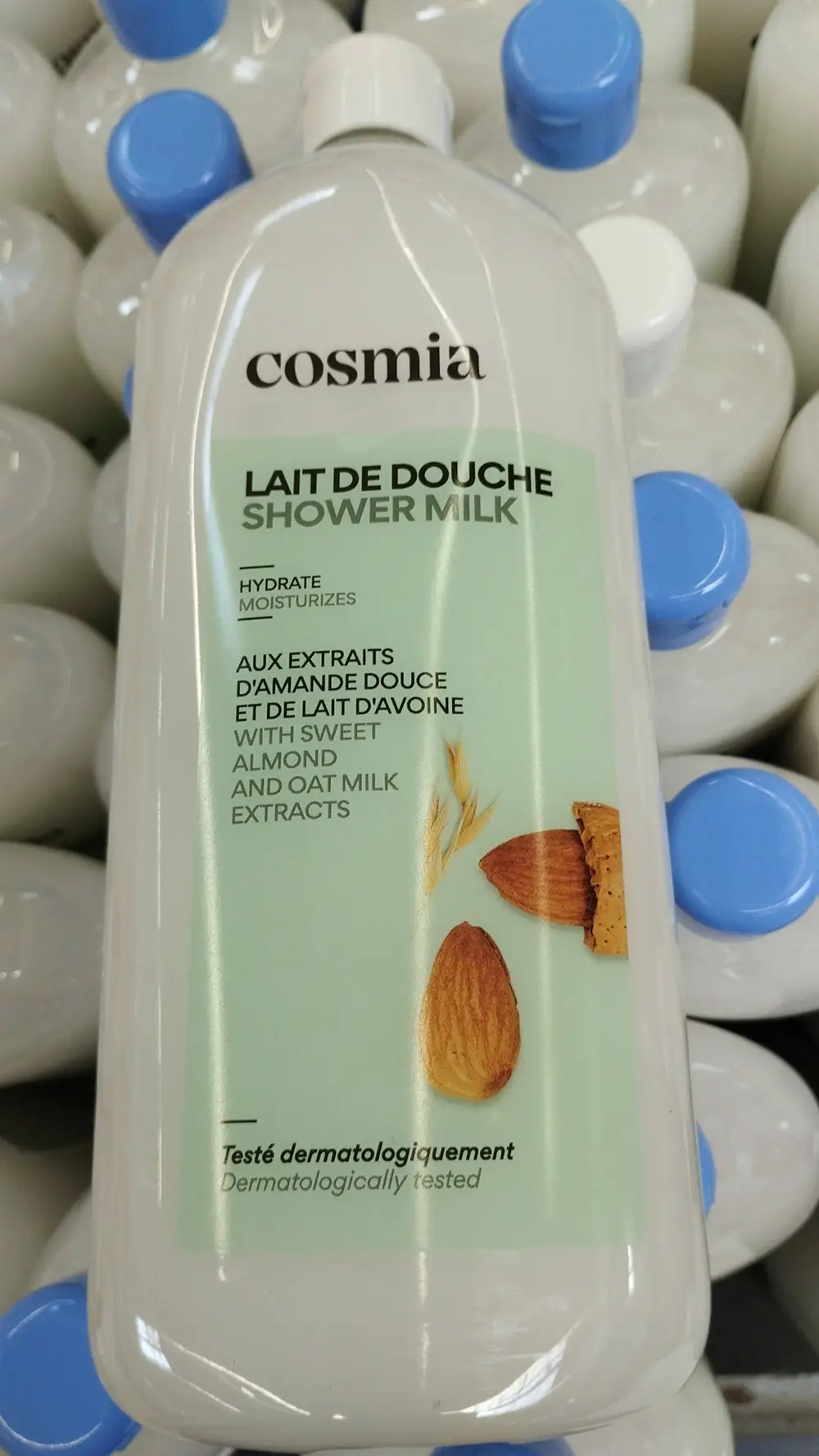 COSMIA - Lait de douche amande et lait d'avoine