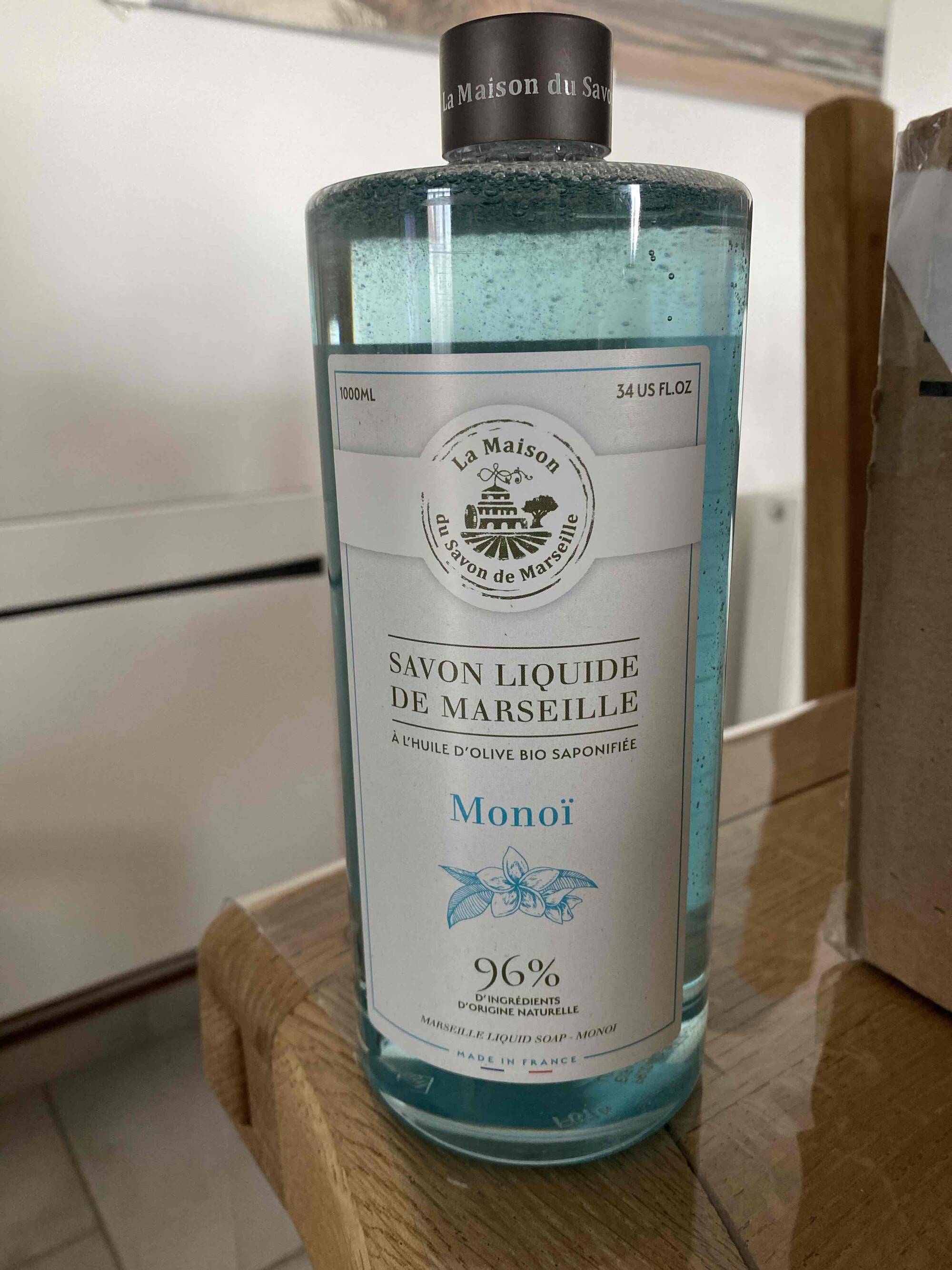 LA MAISON DU SAVON DE MARSEILLE - Savon liquide de Marseille monoï 