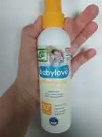 BABYLOVE - Sonnenspray sensitive 50+