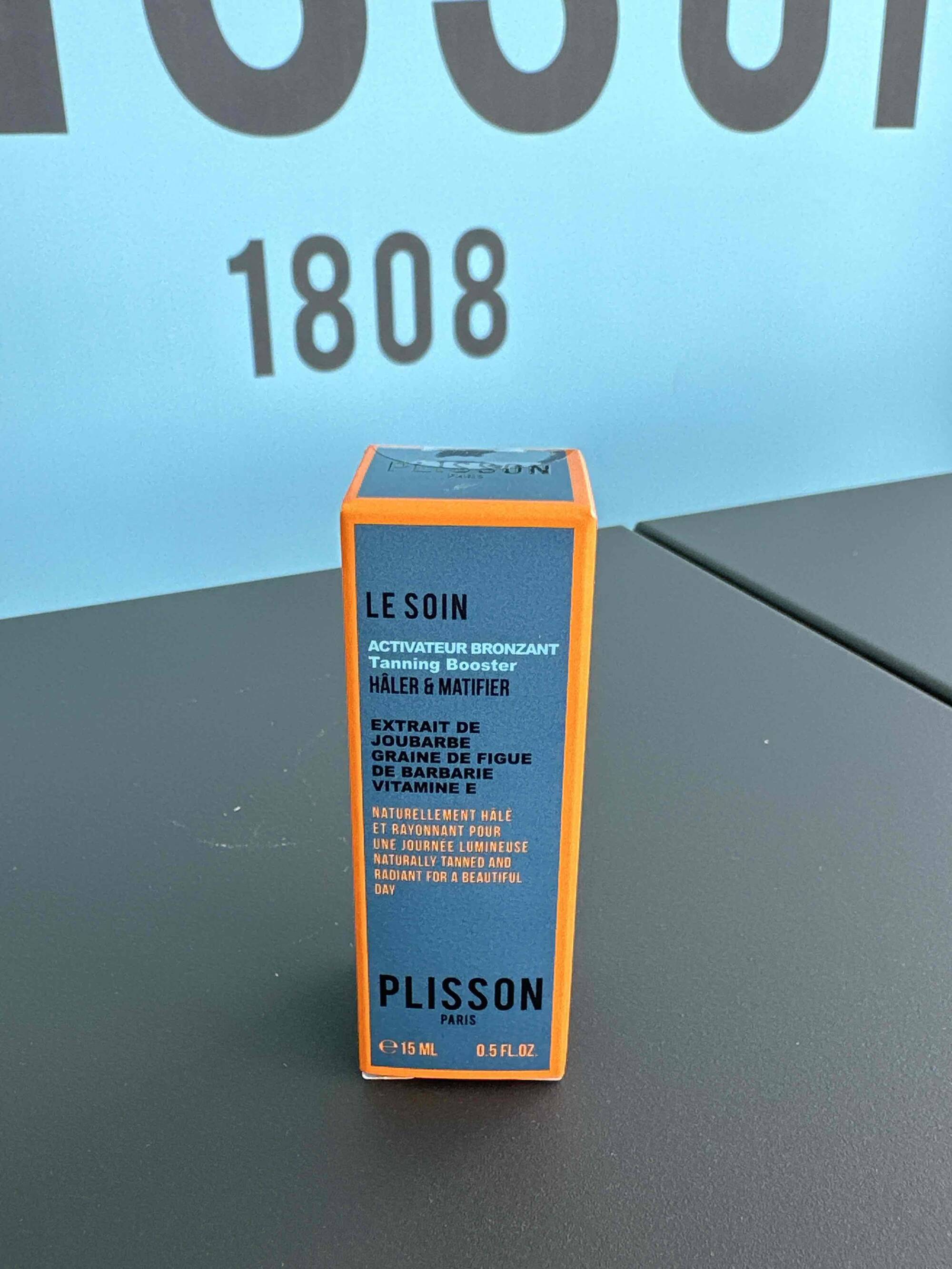 PLISSON - Le soin - Activateur bronzant 