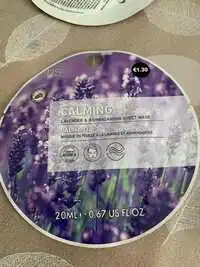 PRIMARK - Masque en feuille calmant