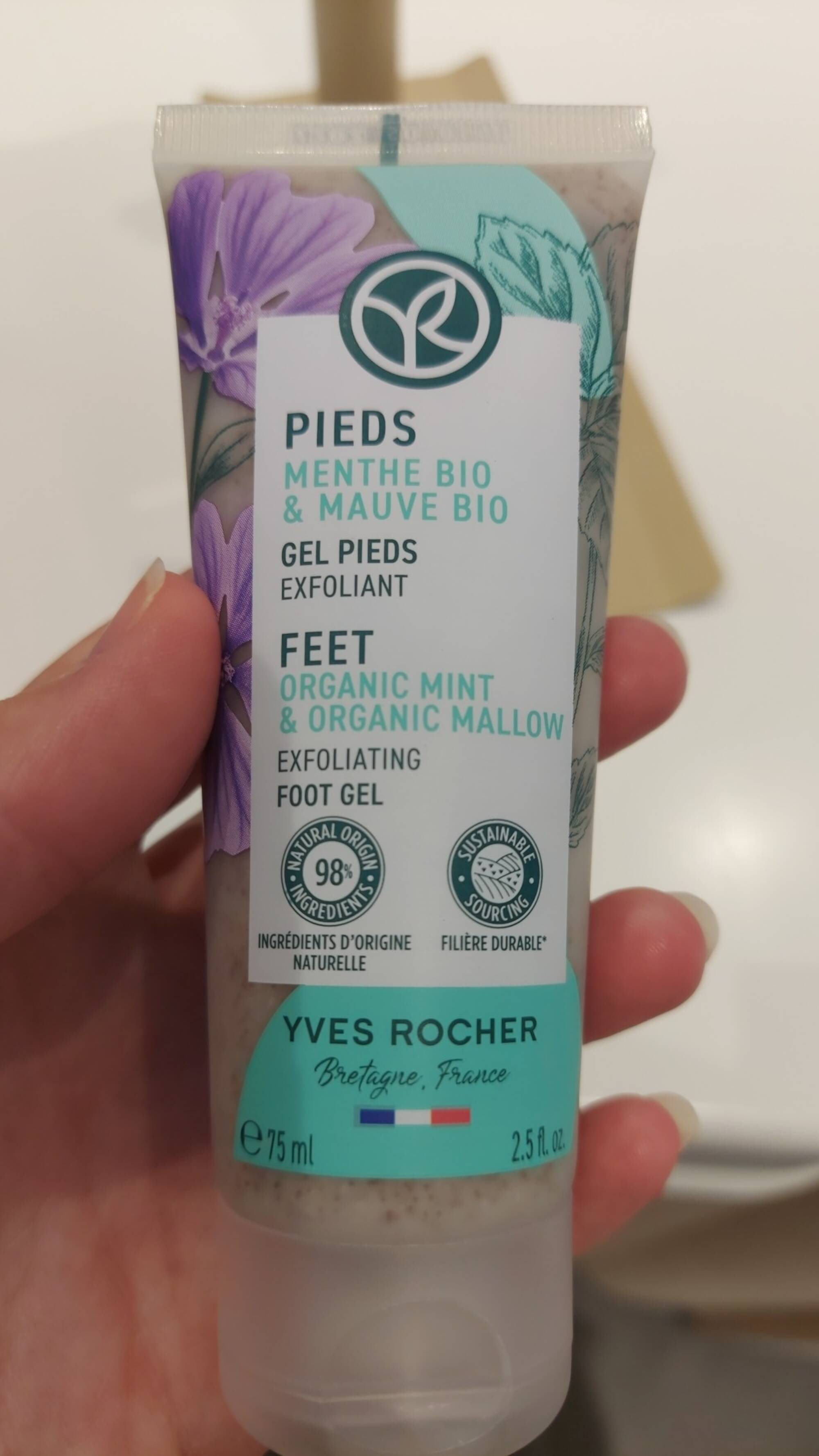 YVES ROCHER - Menthe bio & Mauve bio - Gel pieds