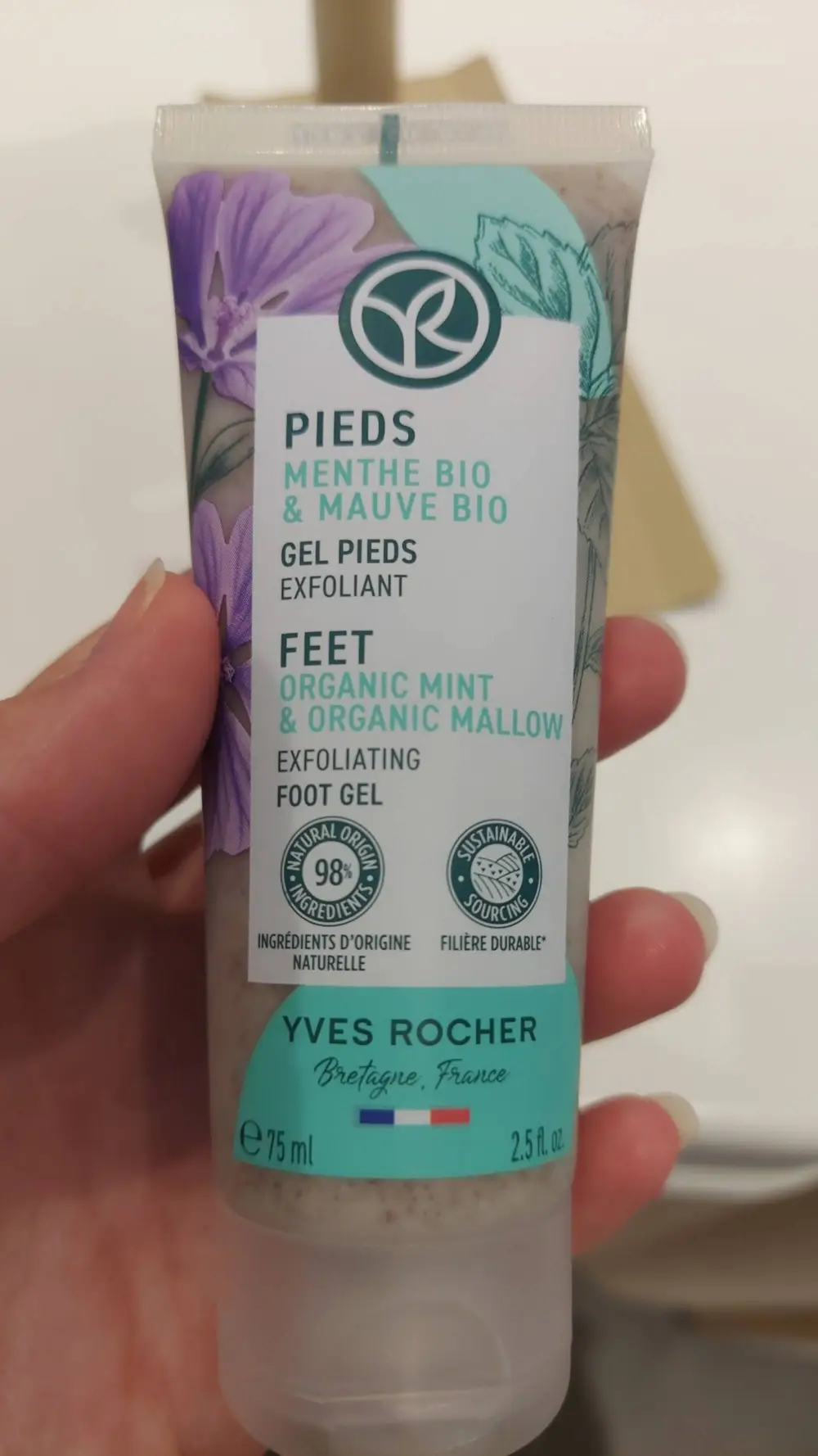 YVES ROCHER - Menthe bio & Mauve bio - Gel pieds