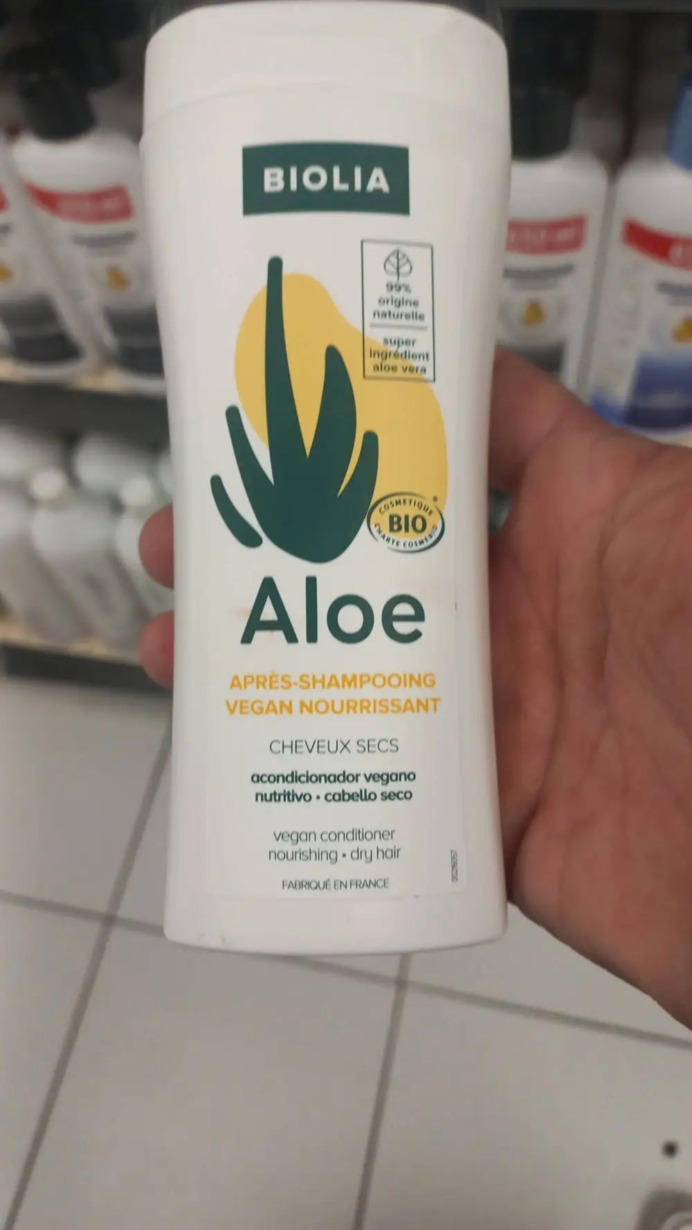 BIOLIA - Aloe - Après-shampooing cheveux secs