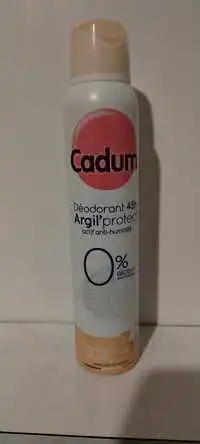 CADUM - Déodorant 48h argil'protect 