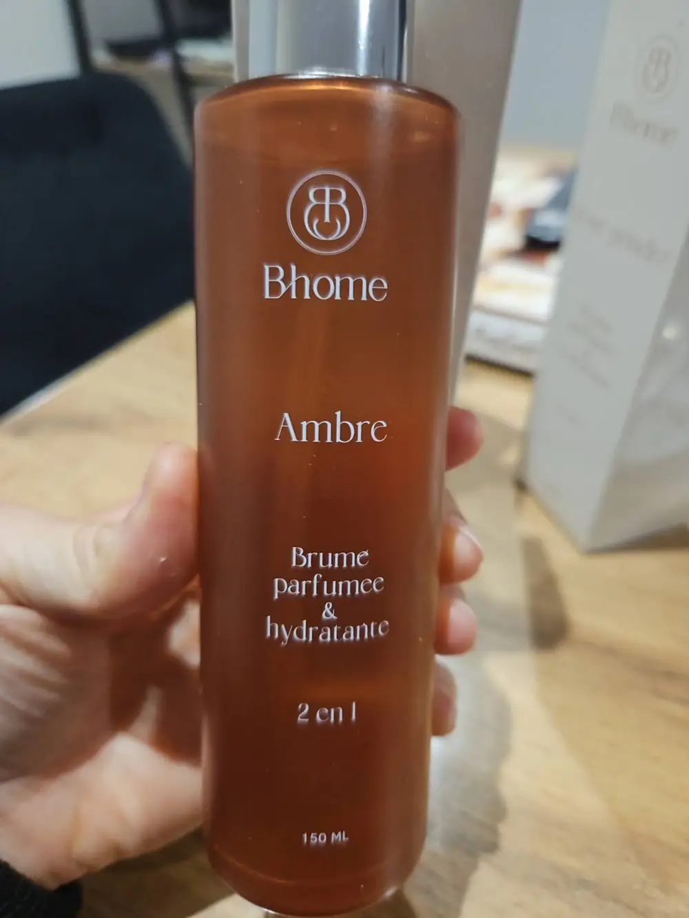 BHOME - Ambre - Brume parfumée et hydratante 2en1