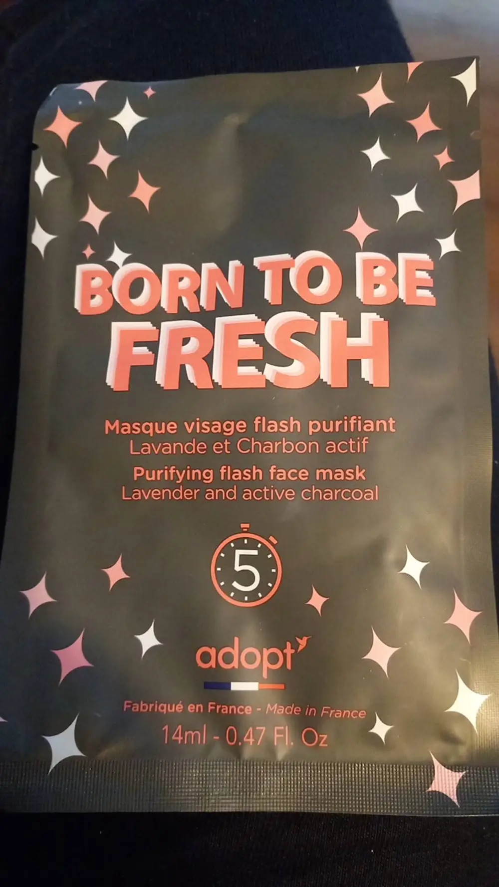 ADOPT' - Born to be fresh - Masque visage flash purifiant
