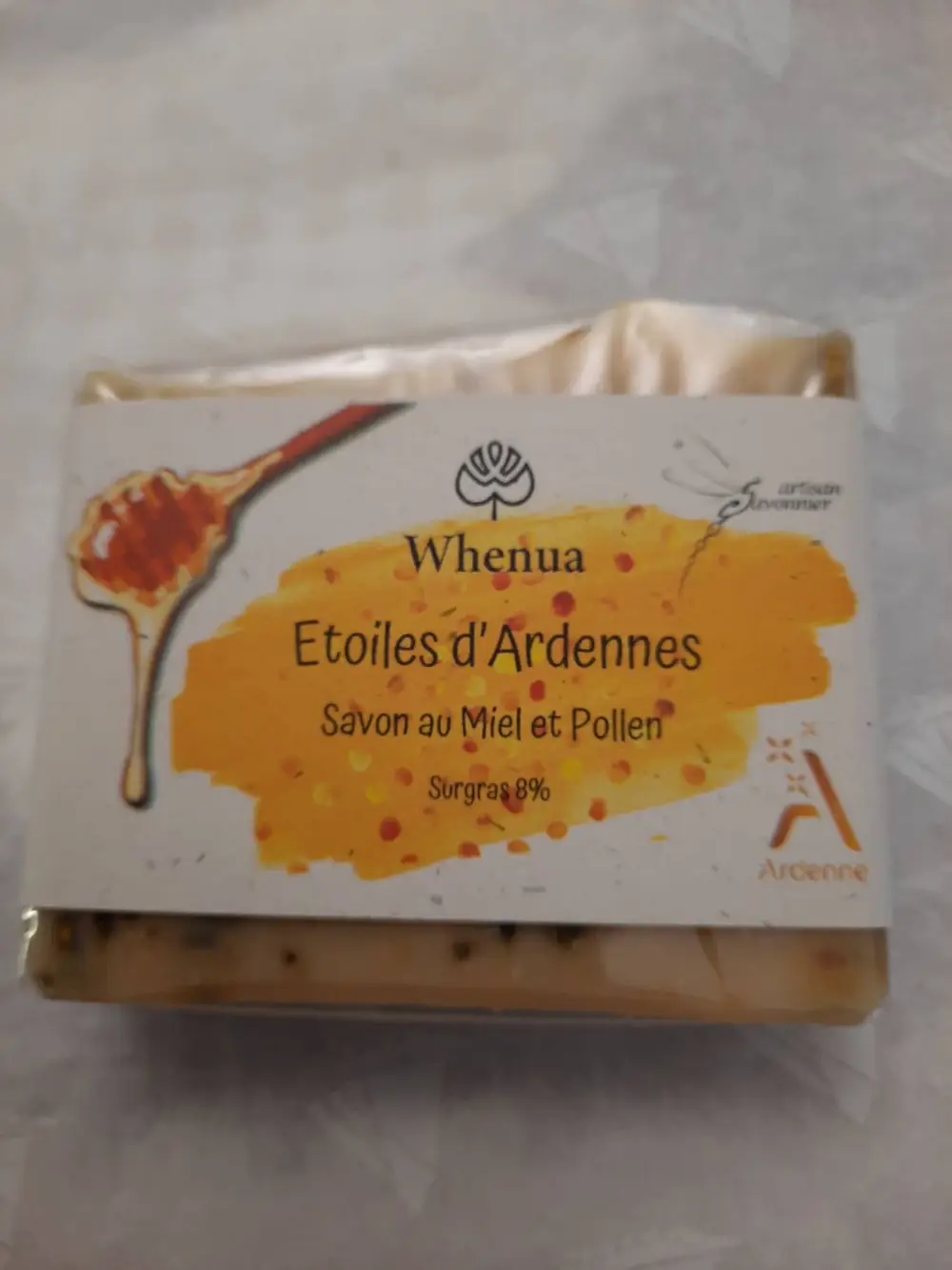WHENUA - Étoiles d'Ardennes - Savon au miel et pollen