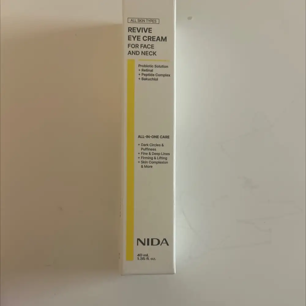 NIDA - Revive eye cream for face and neck