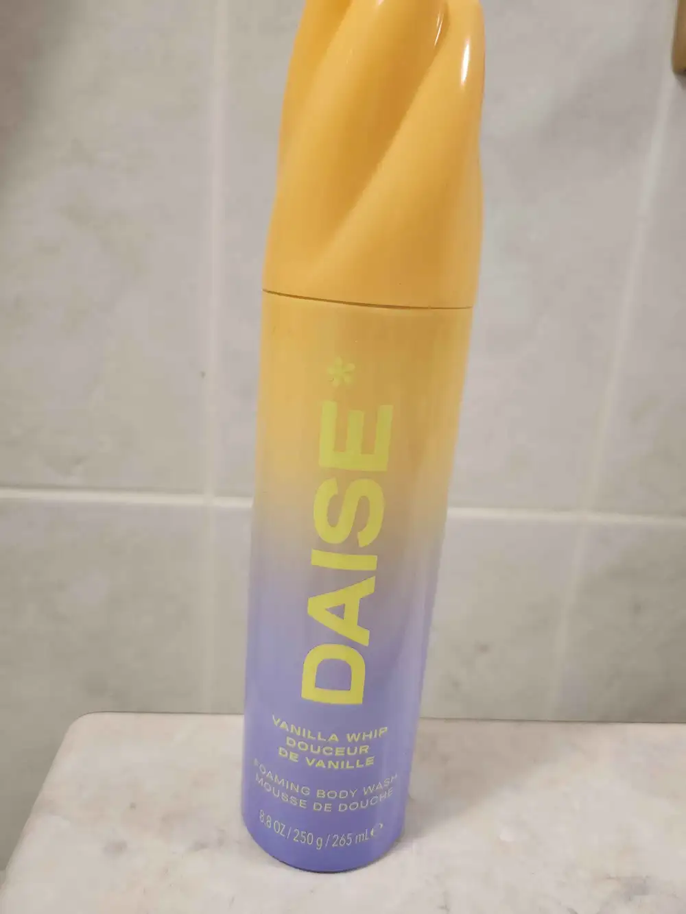 DAISE - Vanilla whip douceur de vanille - Mousse de douche