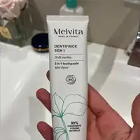 MELVITA - Dentifrice 3en1 goût menthe