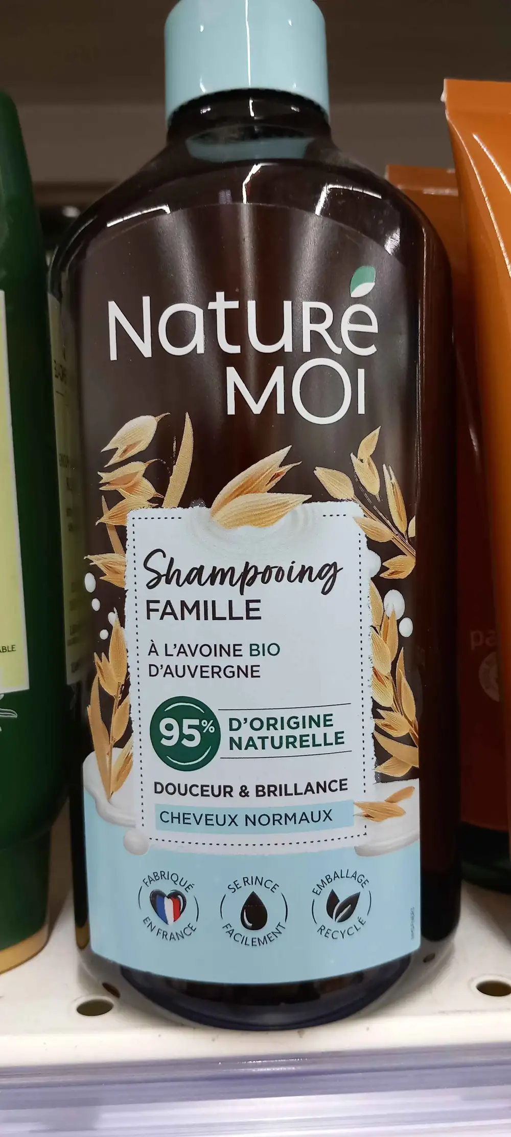 NATURÉ MOI  - Shampooing famille à l'avoine bio d'Auvergne