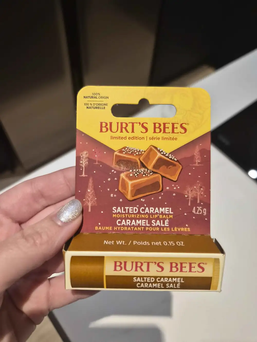 BURT'S BEES - Caramel salé - Baume hydratant pour les lèvres