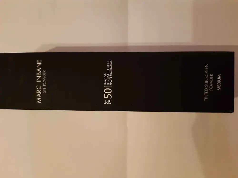MARC INBANE - Tinted sunscreen powder medium SPF50