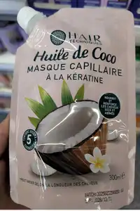 HAÏR TECHNIQUE - Huile de coco  - Masque capillaire à la kératine