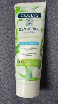 COSLYS - Haleine fraîche - Dentifrice aloe vera