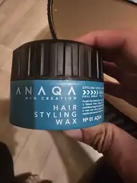 ANAQA - Hair styling wax n°01 aqua