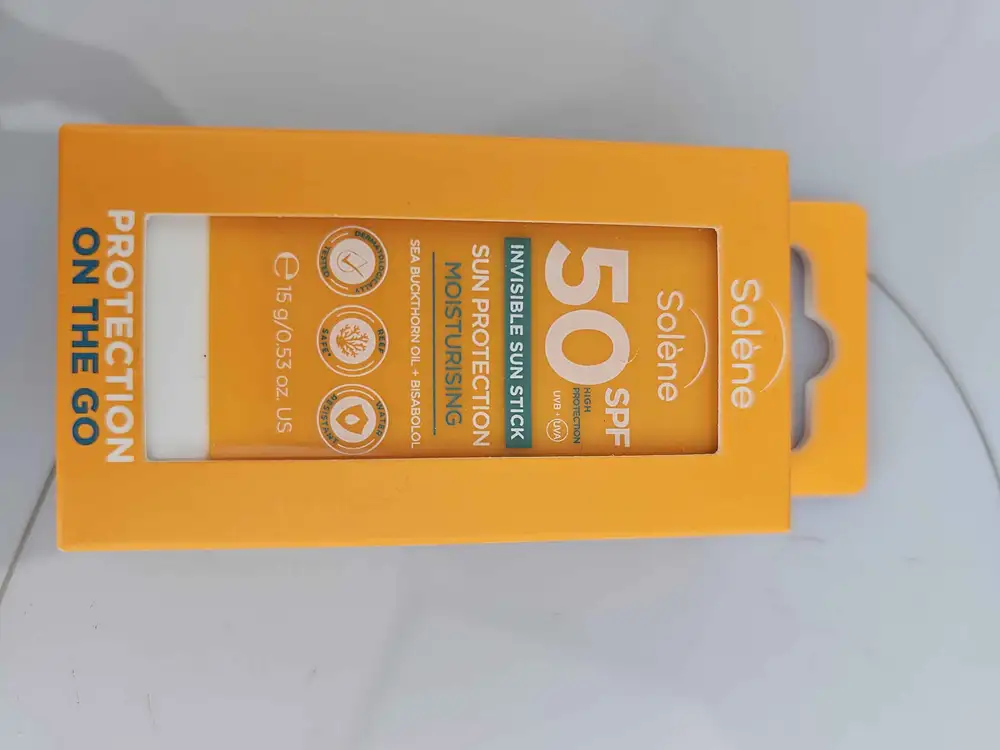 SOLENE - Invisible sun stick - Sun protection moisturising SPF50