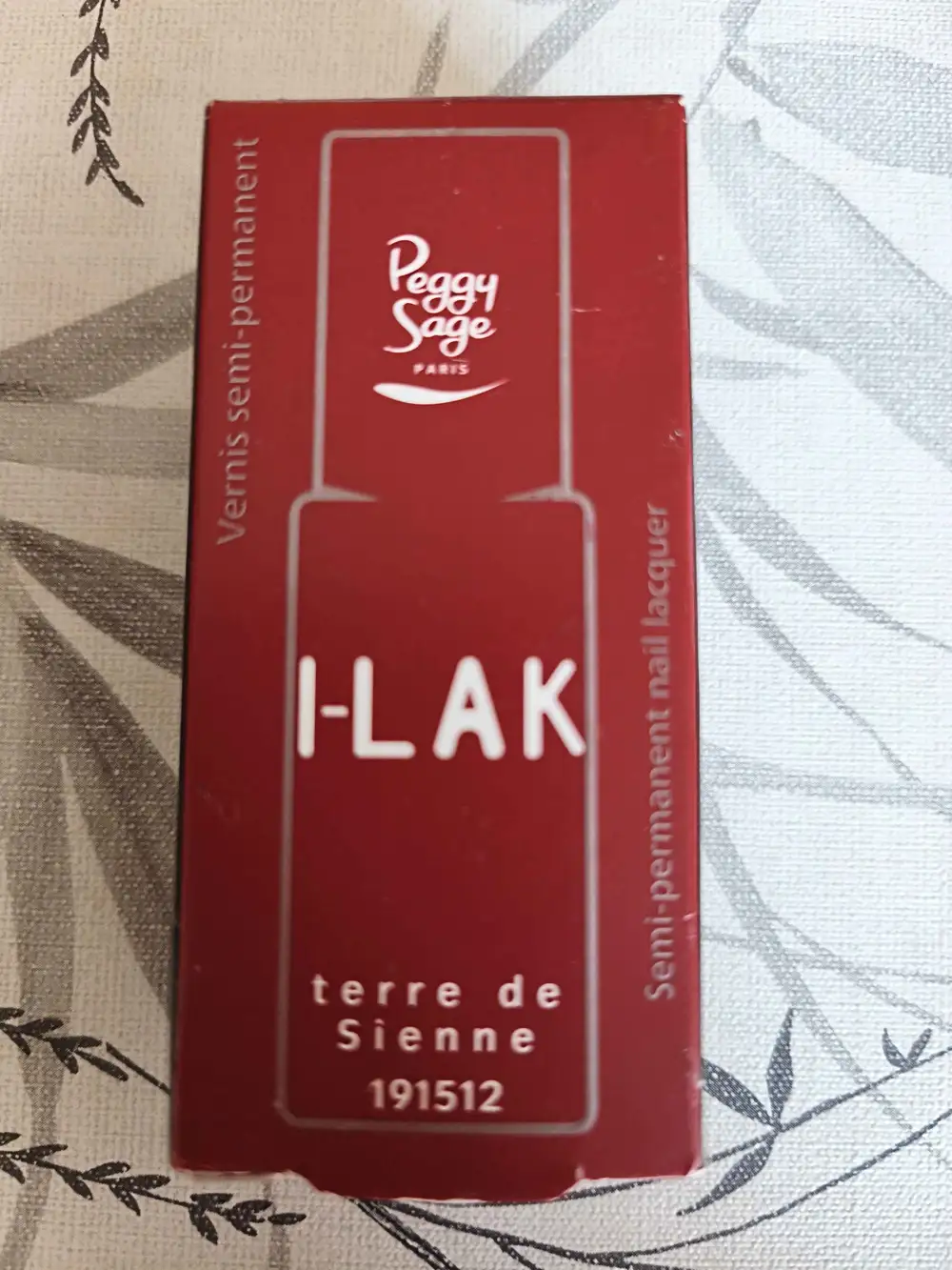PEGGY SAGE - I-Lak terre de sienne - Vernis semi-permanent