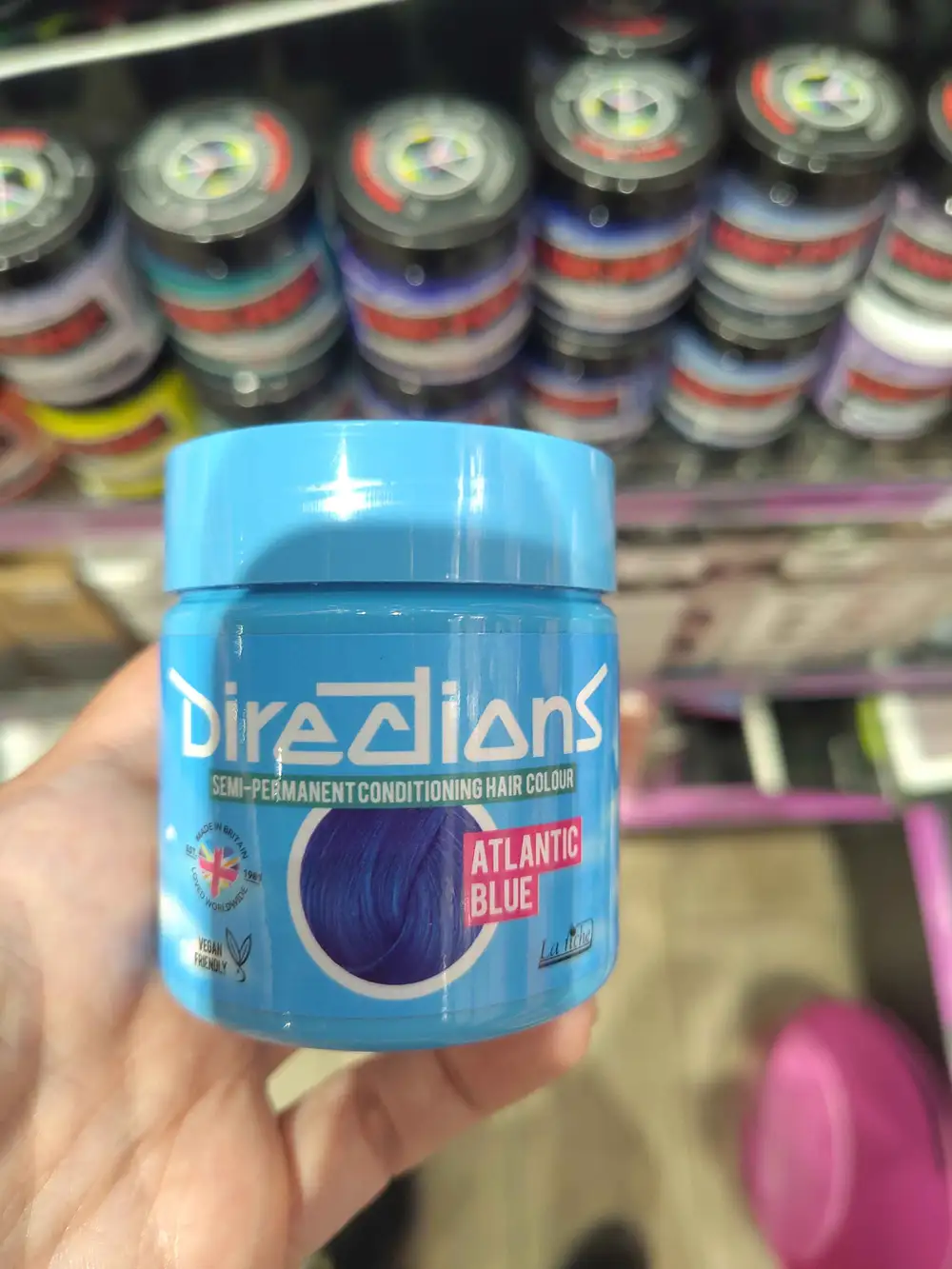 DIRECTIONS - Semi-permanent conditioning hair color atlantic blue