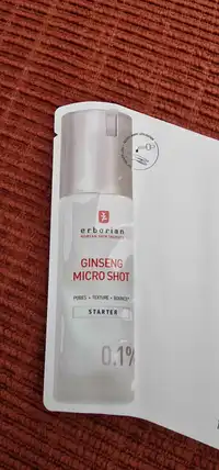 ERBORIAN - Ginseng micro shot