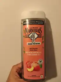 LE PETIT MARSEILLAIS - Gel douche extra doux pêche blanche bio & nectarine bio