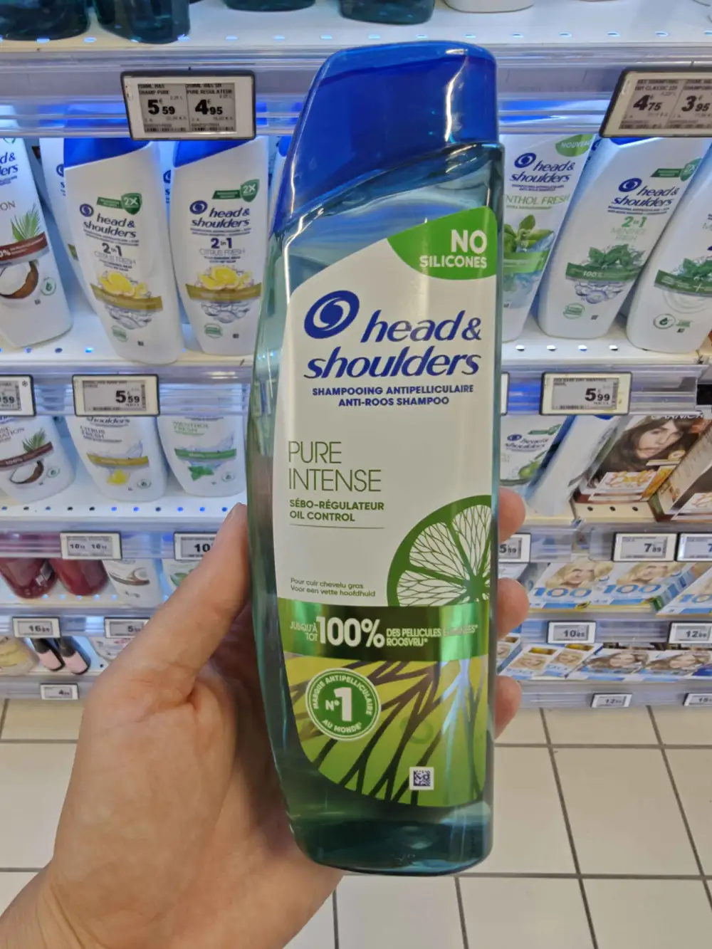 HEAD & SHOULDERS - Shampooing antipelliculaire pure intense