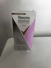 REXONA - Maximum protection crème - Anti-transpirant 96h