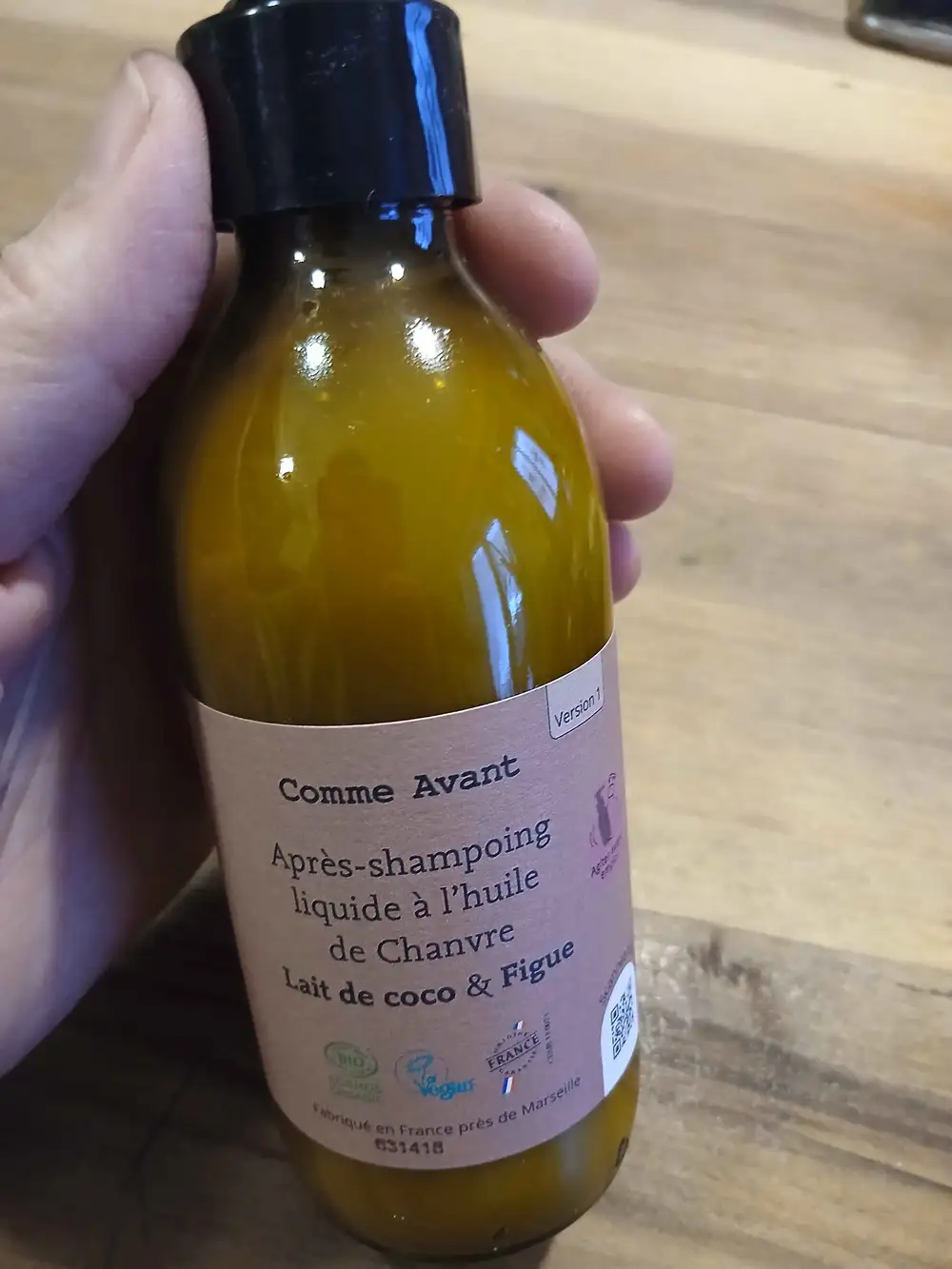 COMME AVANT - Après-shampooing liquide à l'huile de chanvre